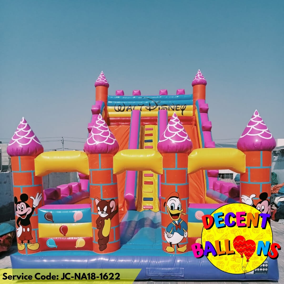 Disney Kingdom Twin Slide Jumping Castle