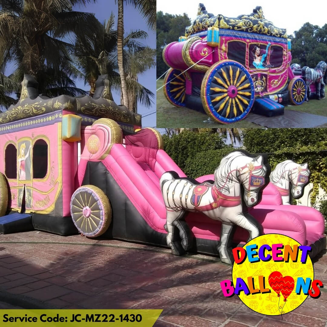 Princess Carriage Jumping Castle