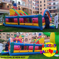 Multi-Activity Cartoon Theme Inflatable Playland Rental