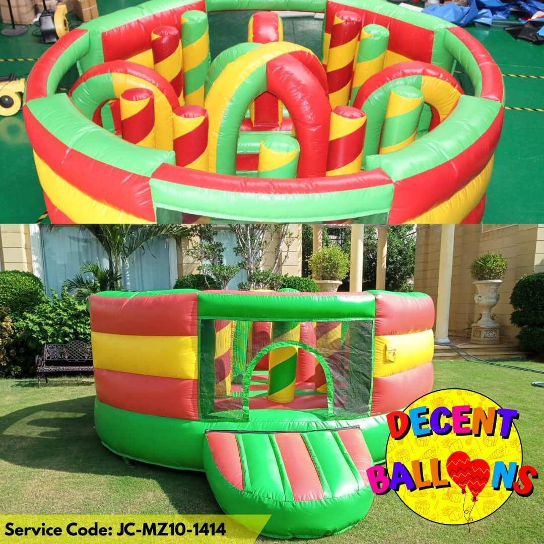 Circular Maze Jumping Castle Playland Rental