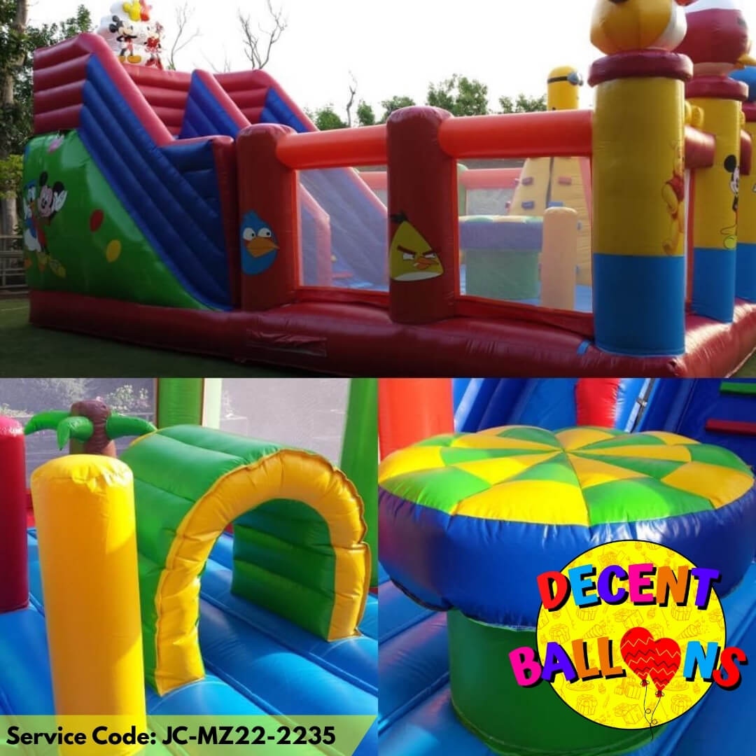 Cartoon Combo Jumping Castle Playland Rental