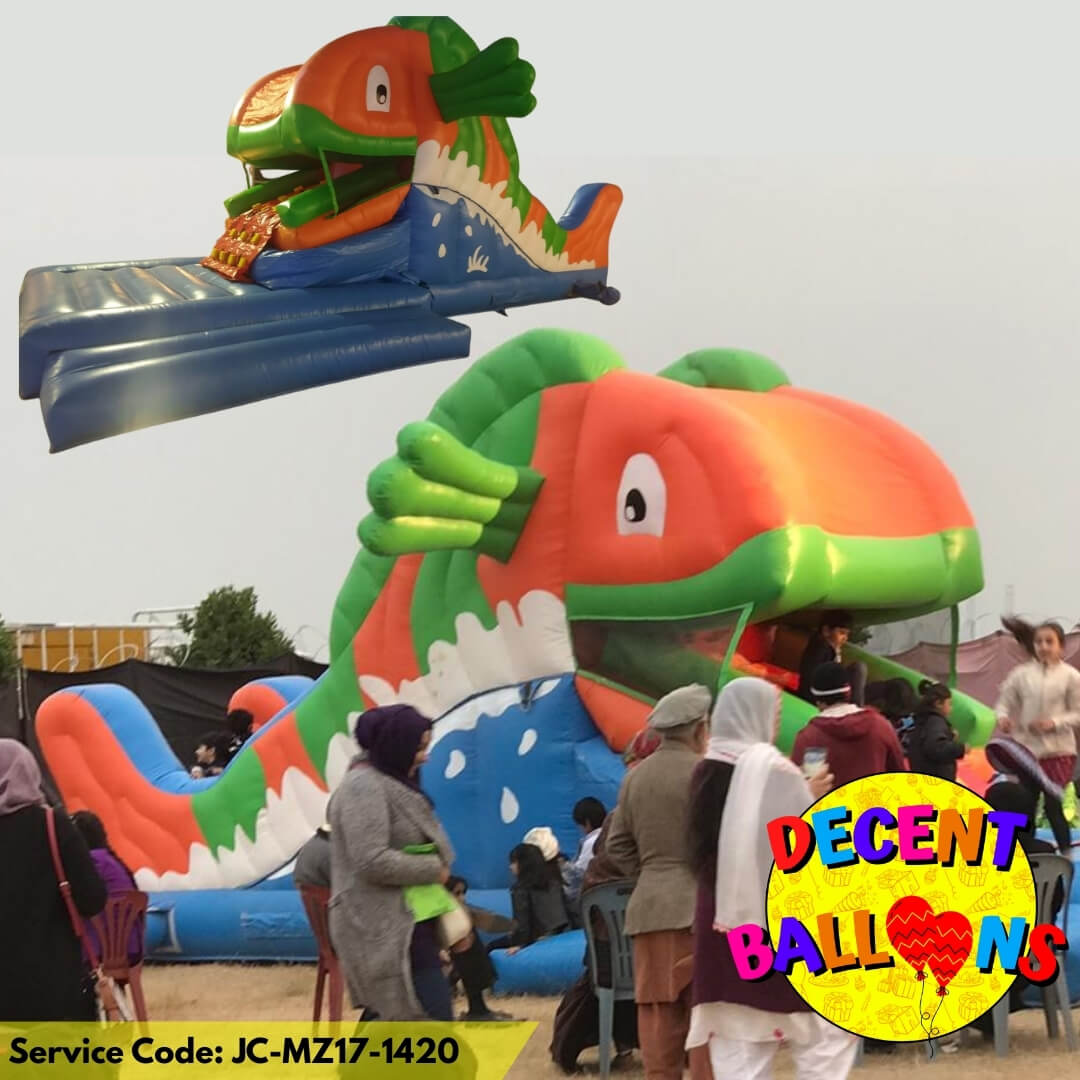 Fish Mouth Combo Jumping Castle Playland Rental
