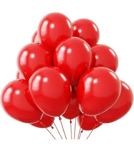 Apple Red Latex balloons 10 In. 20 Pcs.