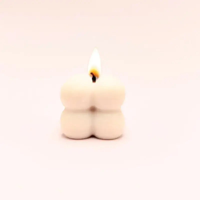Set of 2 Small Bubble Candles – Minimalist Design