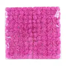 2 cm Artificial Rose Flowers Wedding Bride Bouquet Silk Foam Home Decor Rose Flowers – 24 Piece