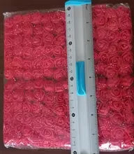 2 cm Artificial Rose Flowers Wedding Bride Bouquet Silk Foam Home Decor Rose Flowers – 24 Piece