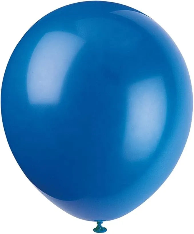 Bright Royal Blue Latex balloons 10 In. 20 Pcs.