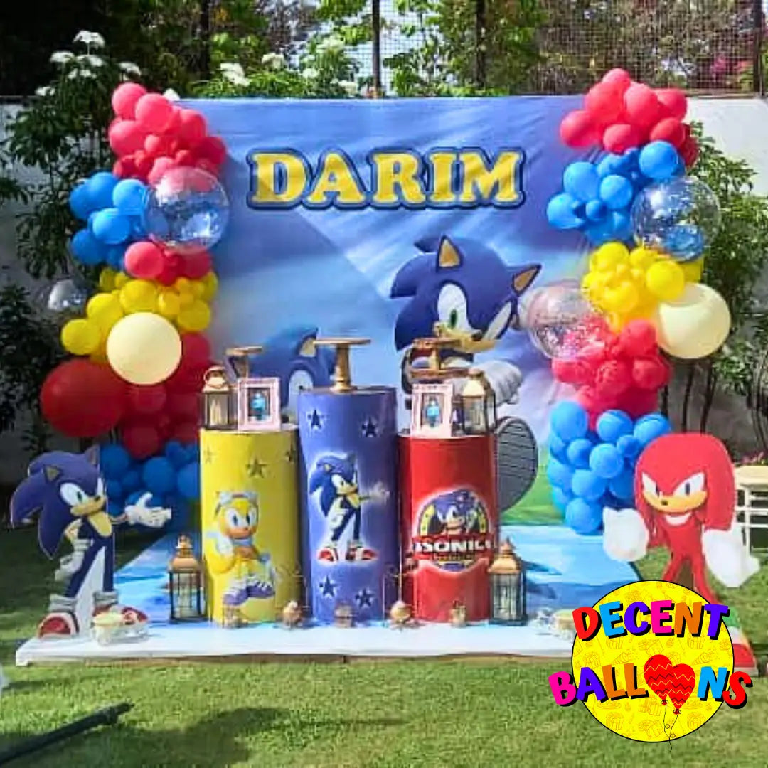 Sonic Birthday Decoratioon Karachi – Energetic & Fun Party Setup