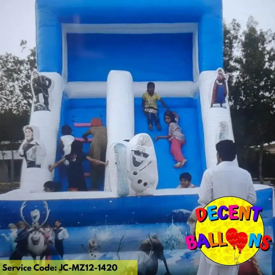 Frozen Inflatable Slide – Kids Party Jumping Castle with Characters