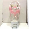 Bobo Balloon Gift Basket – Baby Transparent Balloon Arrangement with Personalized Touch