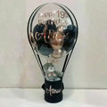Bobo Balloon Gift Basket – Transparent Balloon Arrangement with Plush & Personalized Décor