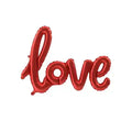 Valentine Day LOVE Balloon – Metallic Cursive Script Party Décor