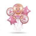 Baby Girl Balloon Bouquet – “A New Little Princess”